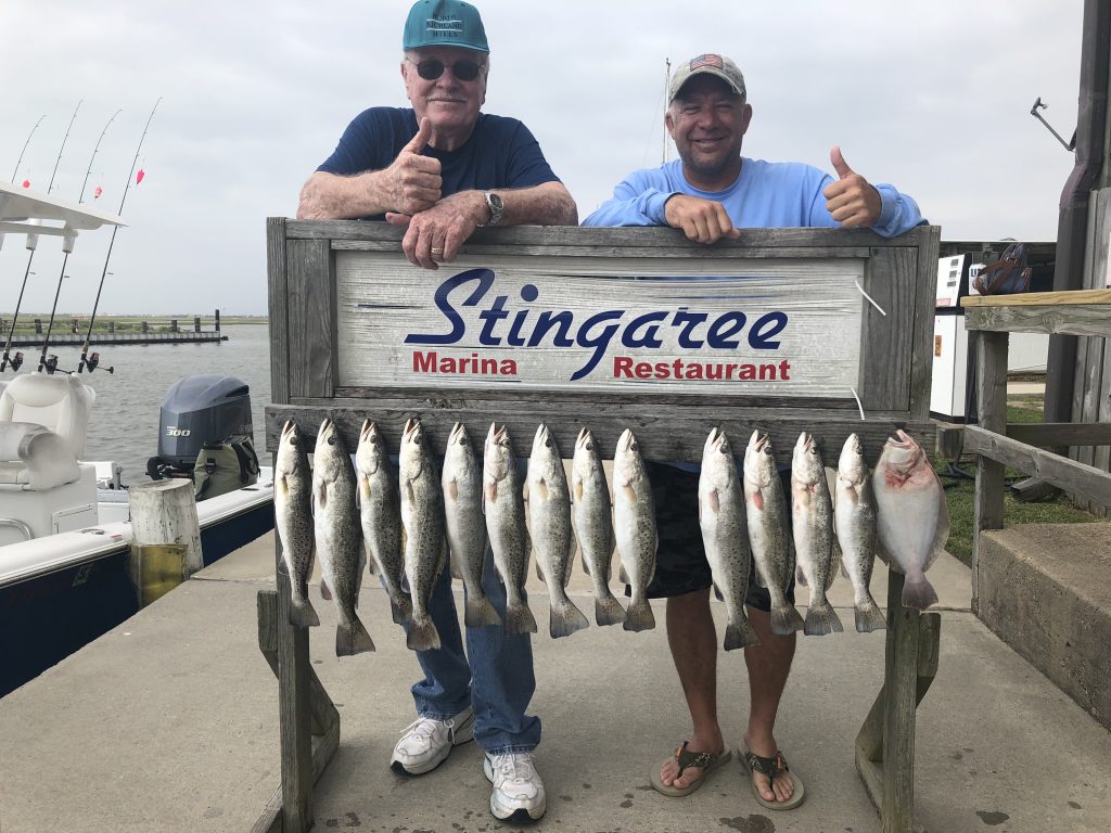 Fat Redfish & Trout In Galveston Bay Galveston Bay Fishing Guide